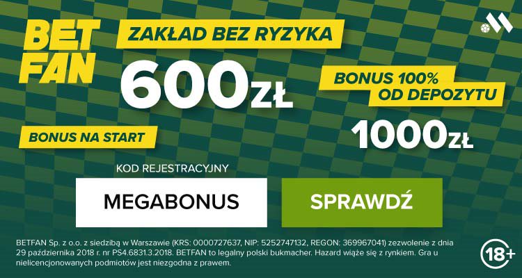 Betfan Freebet - darmowy zakład bez wpłaty własnej