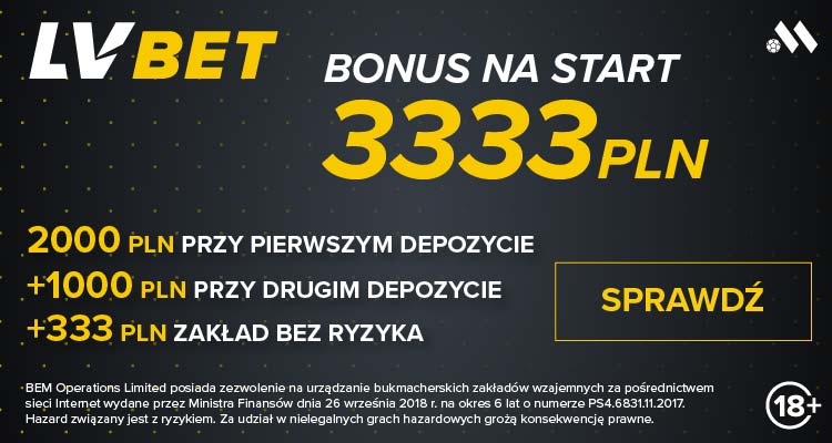 LVBet Freebet - darmowy zakład bez wpłaty własnej