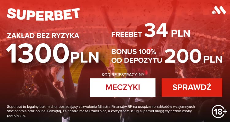 Superbet rejestracja - bonusy i promocje