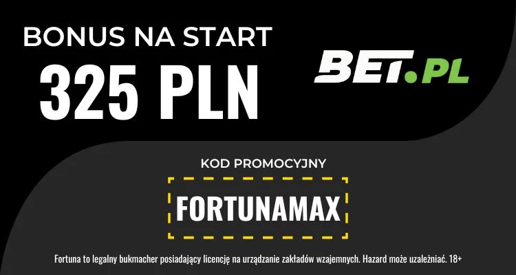 fortuna kod promocyjny na bonus powitalny