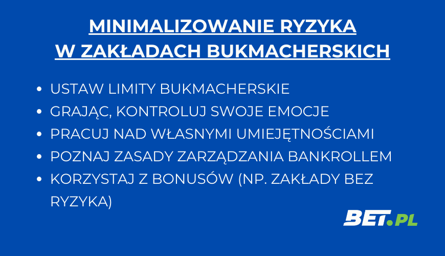 ryzyko w zakładach bukmacherskich