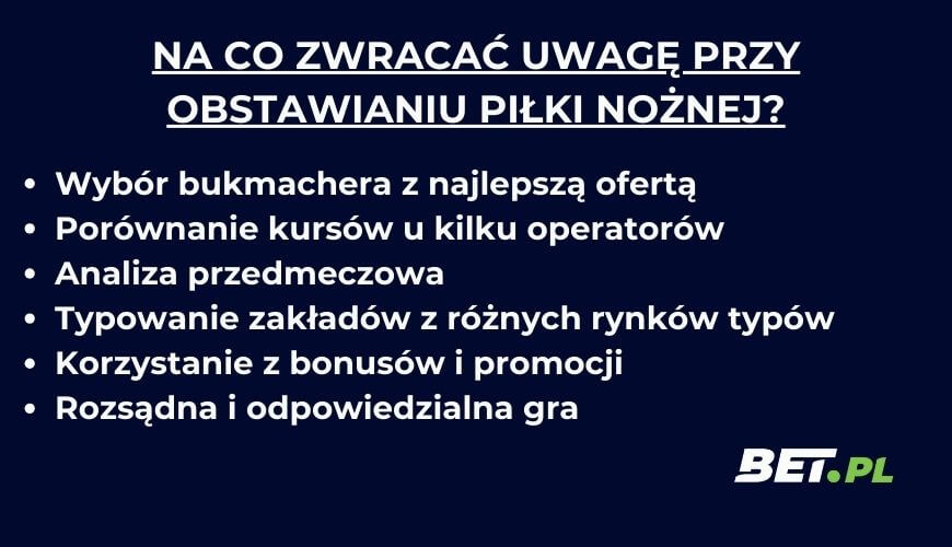 Jak obstawiać piłkę nożną?