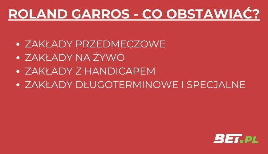 roland garros co obstawiać