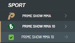 Prime MMA 10 obstawianie