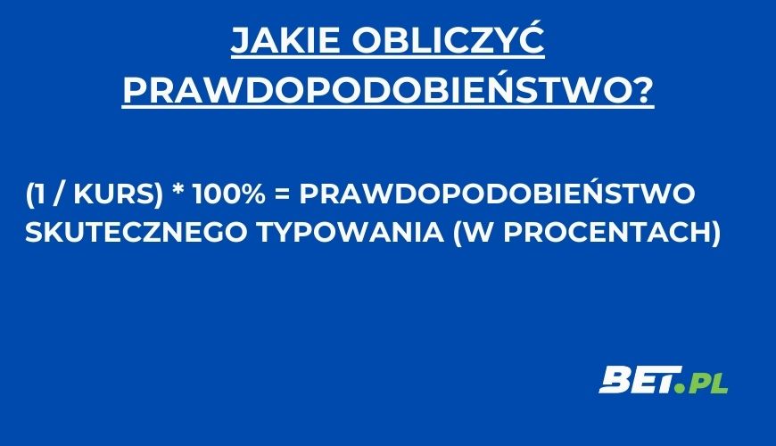 jak obliczyć prawdopodobieństwo wygrania meczu