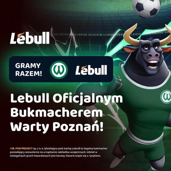 Bukmacher Lebull sponsor Warty Poznań