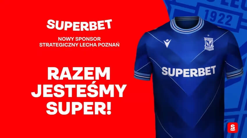 Superbet bukmacher sponsor Lecha Poznań