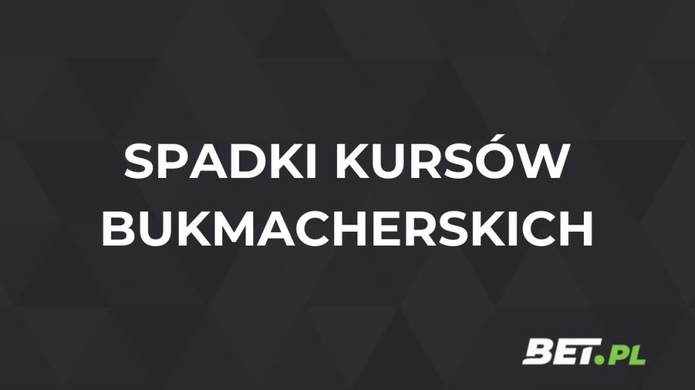 Spadki kursów bukmacherskich – czym jest gra na spadki kursów?