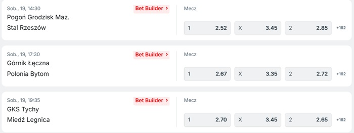 Superbet zakłady na 1 Ligę