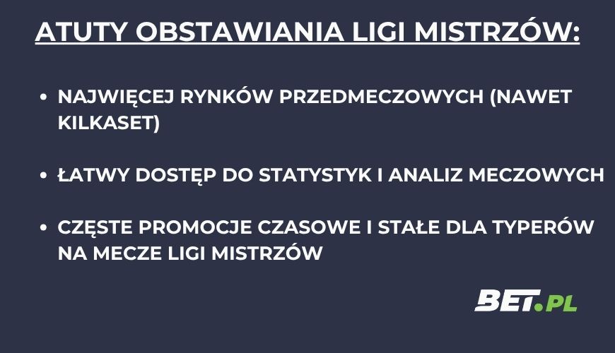 czy warto obstawiać Ligę Mistrzów