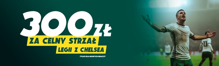 betfan 300 pln freebet za celny strzał legii z chelsea