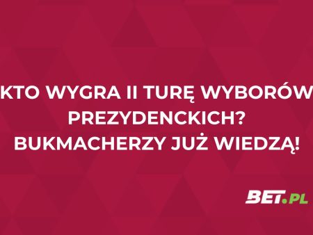Bukmacherzy wiedzą kto wygra wybory! Kursy na II turę wyborów prezydenckich