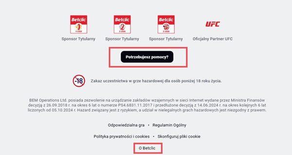 betclic kontakt z bukmacherem