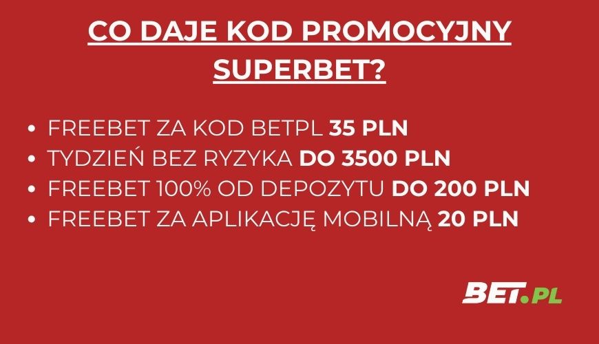 co daje kod promocyjny superbet
