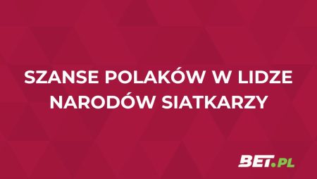 Polska w Lidze Narodów siatkarzy – bukmacherzy wyliczyli szanse