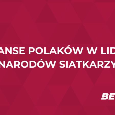 Polska w Lidze Narodów siatkarzy – bukmacherzy wyliczyli szanse