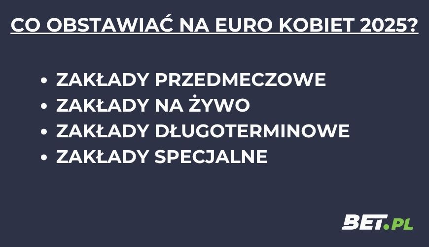 co obstawiać na euro kobiet 2025?