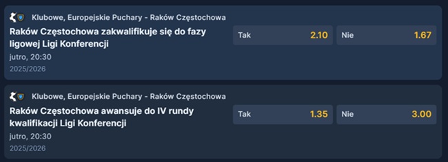 raków częstochowa szanse na awans według sts