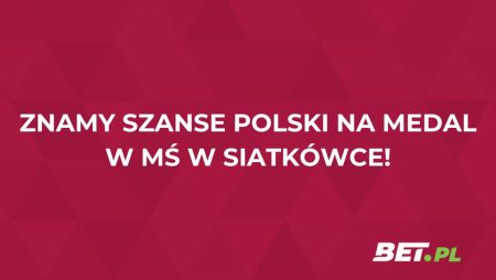 Bukmacher wyliczył szanse Polaków w MŚ w siatkówce!