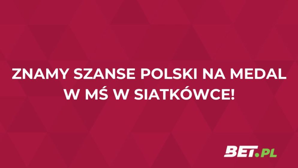 Bukmacher wyliczył szanse Polaków w MŚ w siatkówce!