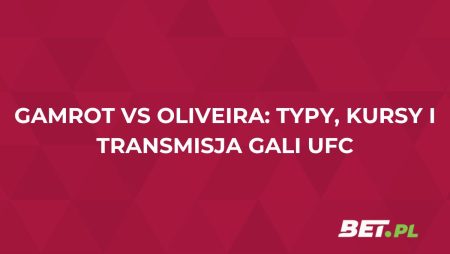 Mateusz Gamrot vs Charles Oliveira: typy, kursy i transmisja gali UFC