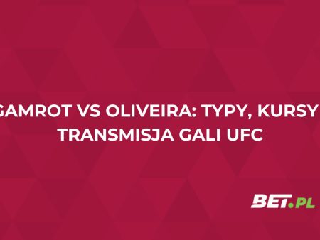 Mateusz Gamrot vs Charles Oliveira: typy, kursy i transmisja gali UFC