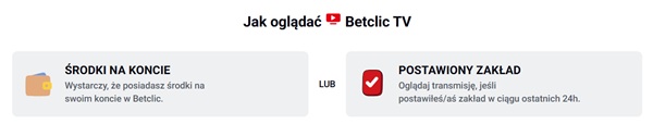 betclic tv transmisje