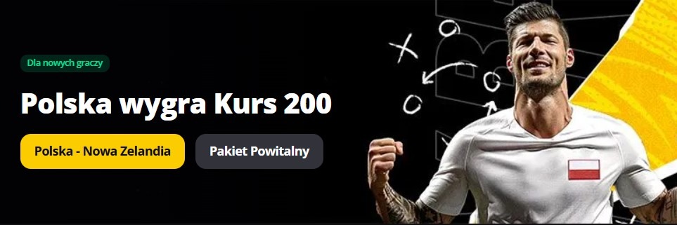 Polska - Nowa Zelandia promocja w LVBet