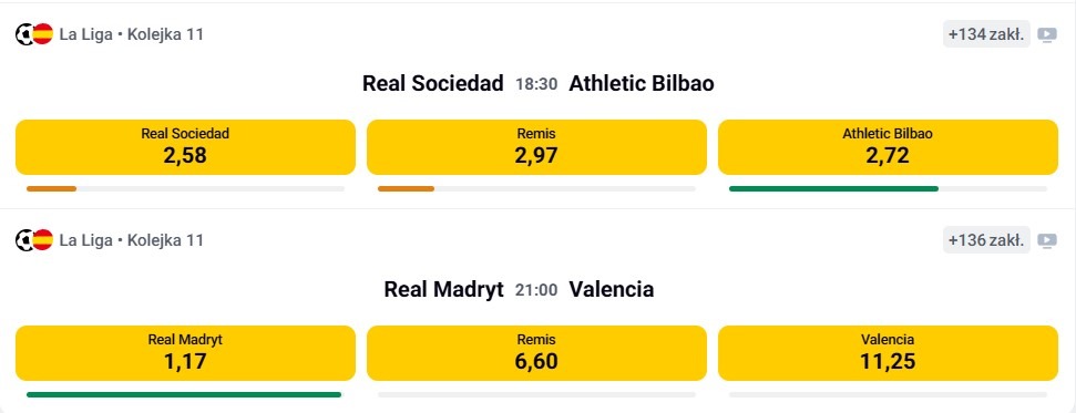 La Liga transmisje w Betclic