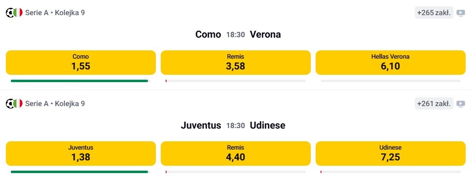 Transmisje Serie A w Betclicu
