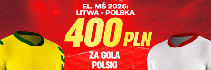 polska - litwa superbet 400 pln