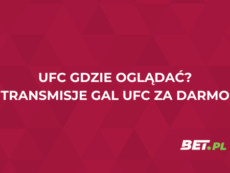 UFC gdzie oglądać? Transmisje gal UFC za darmo