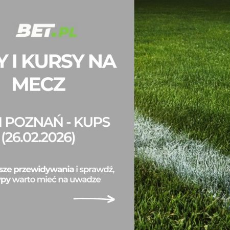 Lech Poznań – KuPS: typy i kursy bukmacherskie na Ligę Konferencji (26.02.2026)