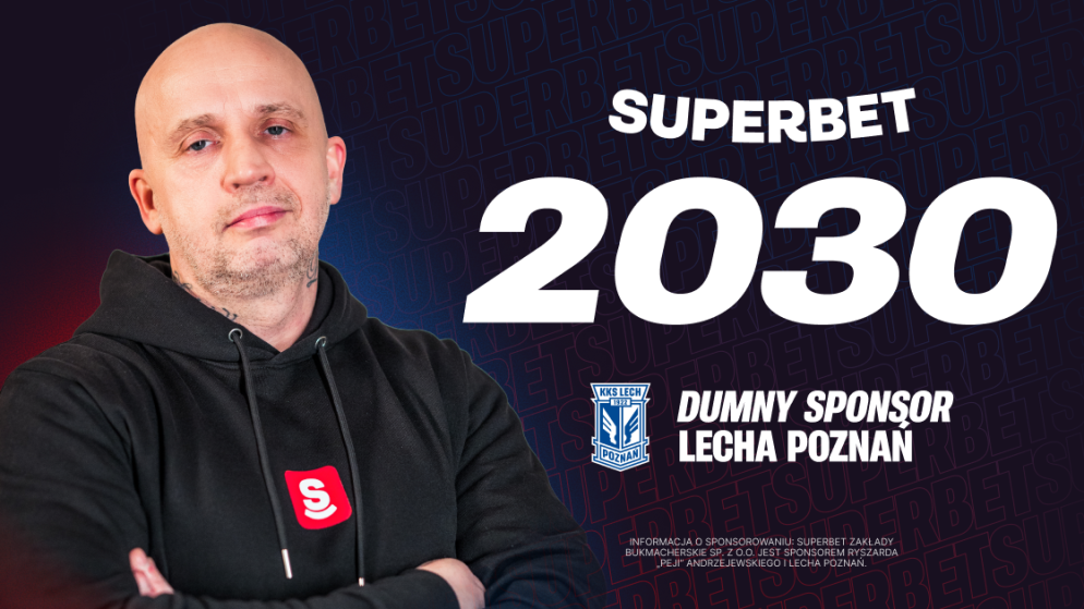 Lech gra z Superbet do 2030 roku. Partnerstwo przedłużone o 4 sezony