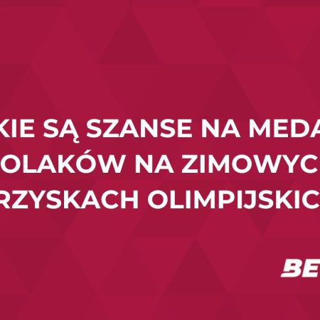 Jakie są szanse na medale Polaków na Zimowych Igrzyskach Olimpijskich?
