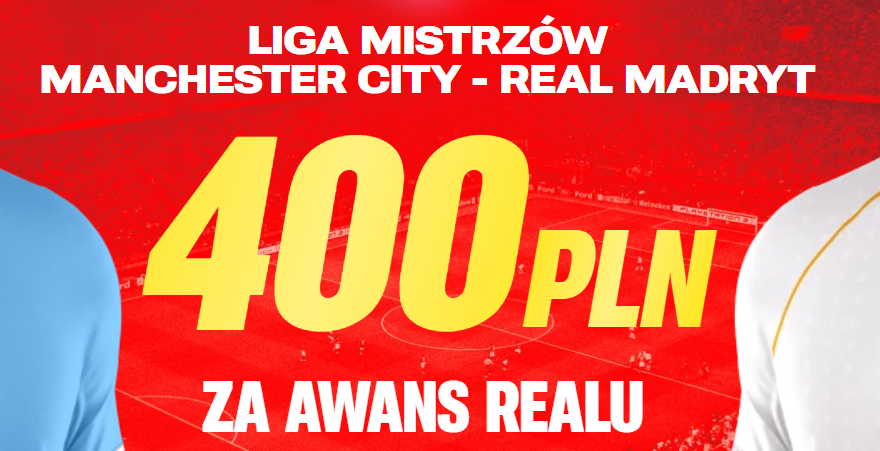 Manchester City - Real Madryt: typy z bonusem 400 PLN w Superbet