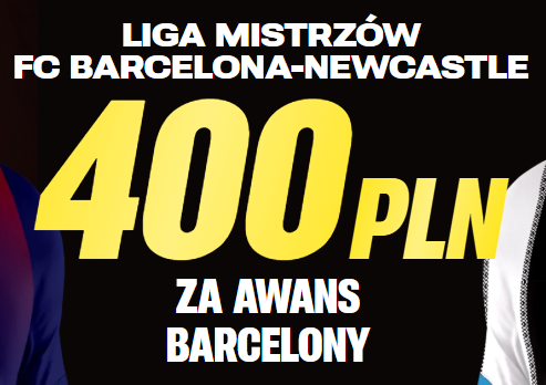 FC Barcelona - Newcastle United typy z bonusem 400 PLN w Superbet